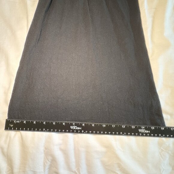 One Shoulder Linen Jumpsuit Romper‎ Large Wide Leg Vacation Tropical Cruise - Picture 9 of 12